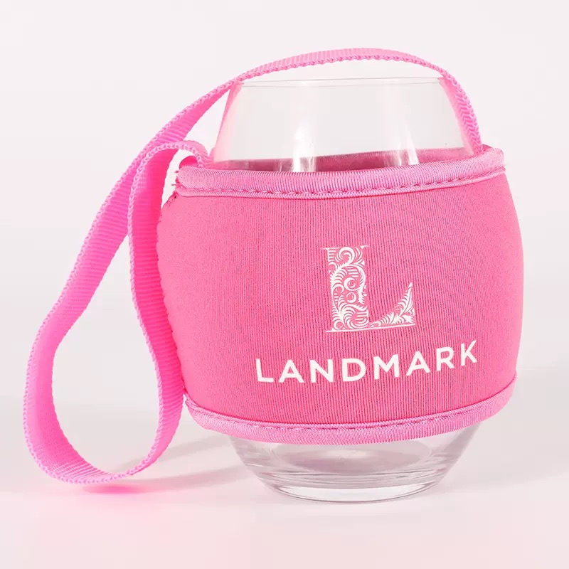 Becher- und Glashalter mit Trageband bedrucken lassen