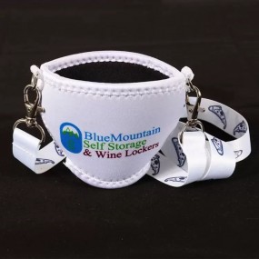 Weinglashalter aus Neopren mit Logo bedrucken lassen | ...