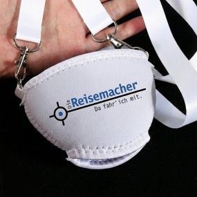 Neopren Getränkehalter Lanyard