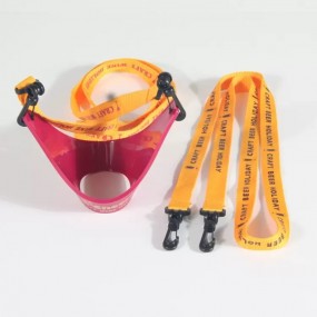 personalisierte Weinglashalter aus PVC